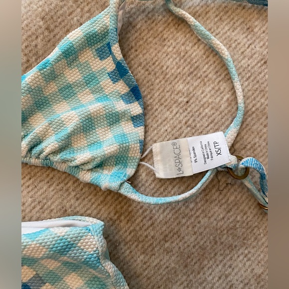 L*SPACE Brittany Blue bikini XS - Picture 3 of 4